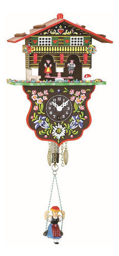 Trenkle Black Forest Clock Swiss House Weather House Tu 808 