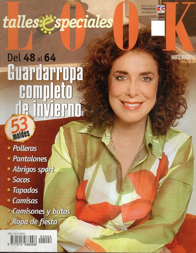 Revista Look N°6 Año4 Junio 2004 Talles Especiales Grandes 