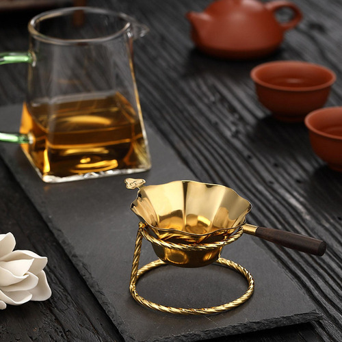 Colador De Té Con Mango De Madera, Infusor De Té Para Uso Do