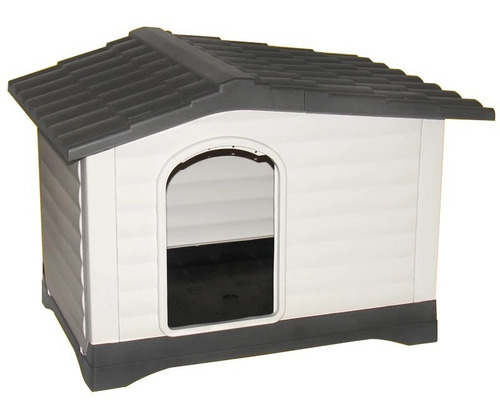 Casa Térmica Para Perro Mascota Resistente 111x84x80cm 10129 Color Gris Oscuro