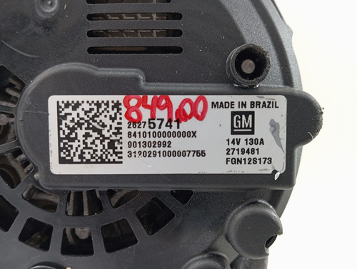 Alternador Gm Tracker 1.0 Turbo 2020 21 22 2023 (901302992) (Usado)