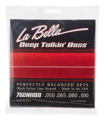La Bella 760nhbb Beatle Bass Bl 050/100