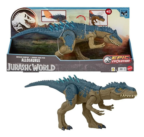 Dinosaurio Allosaurus Jurassic World Con Sonidos Original