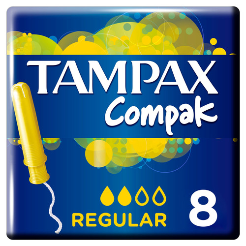 Tampones Tampax Compak Regular Absorbentes 8 U