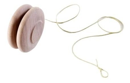 Imagen 1 de 4 de Yo Yo Madera Torneada 7 Cm Juguete Niños Souvenir Yoyo Baum