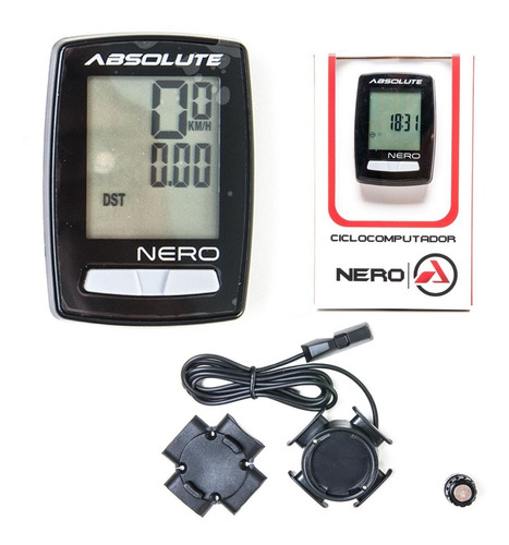 Imagem 1 de 4 de Ciclocomputador Absolute Nero Velocímetro Bike Ciclismo Mtb