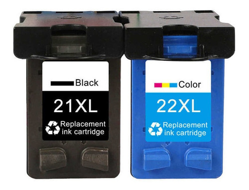 Pack Tintas Compatibles Con Hp 21 Y 22xl, Deskjet 3910 D1460