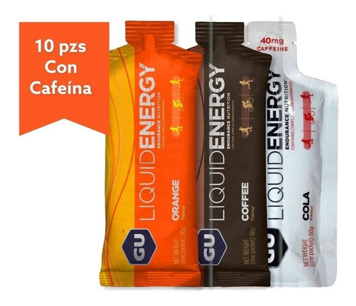 Gu Energy // Líquido // 10 Pack // Aminoacidos Electrolitos