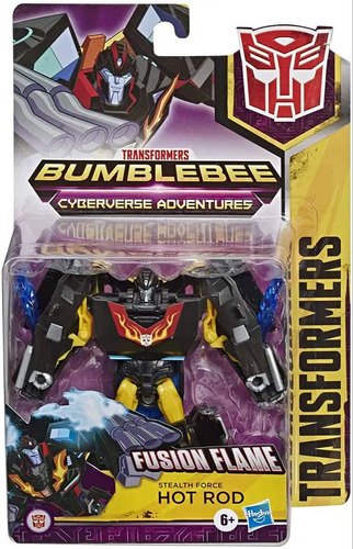 Figura Hot Rod Transformers Bumblebee Cyberverse Adventures 