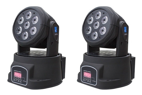 Pack 2 Cabezal Movil Led Bañador Lm70 Big Dipper 7 X 8 W Dmx