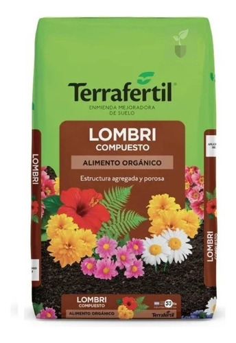 Terra Fértil Lombri Compuesto Alimento Organico De Lombriz 5 L 