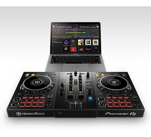 Imagen 2 de 7 de Controlador Dj Pioneer Ddj-400 Silver / 2 Canales