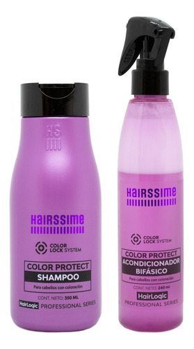 Hairssime Color Protect Shampoo + Acondicionador Bifase 3c