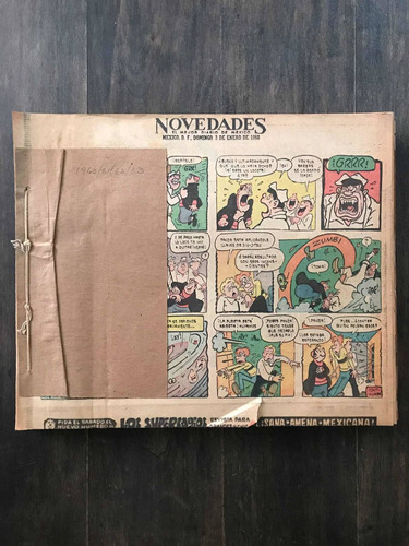 Compendio Antiguo Periódico Cómic Los Súper Sabios Año 1960