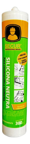 Silicona Neutra Tranp. 300 Ml Rex Sellante Vidrios Metal-sc