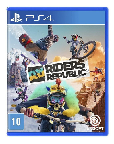 Jogo Mídia Física Riders Republic Playstation 4 Ubisoft