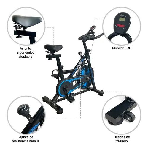 Bicicleta Spinning Racing Fitness Volante 5 Kg