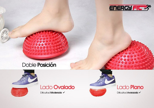 Imagen 7 de 8 de Mini Bosu Kinesiologia Kit 3 Unidades Semiesfera Equilibrio