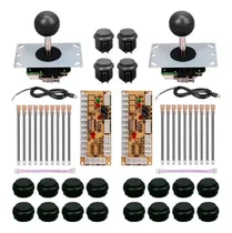 Comprar Kit 2 Jugadores Arcade Mame Bartop Consola Palanca Botones