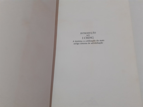 Introdução Ao I Ching Tom Riseman (Usado)
