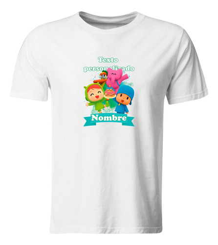 Playera Personalizada Cumpleaños Pc39. Fiesta Pocoyo