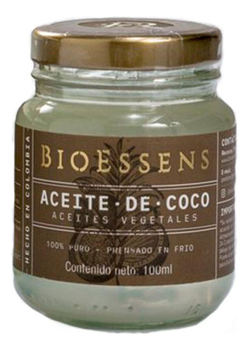 Aceite De Coco X 100 Ml - Bioessens