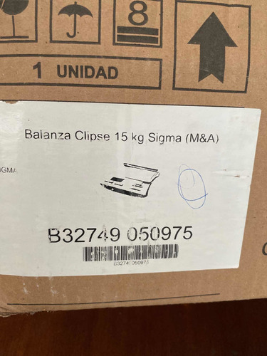 Imagen 6 de 6 de Balanza Clipse 15 Kg Sigma