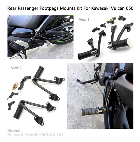 Estribo De Pasajero Trasero Para Kawasaki Vulcan 650 Vn650