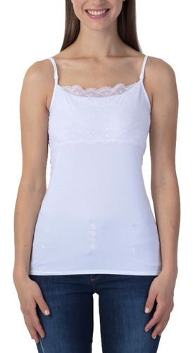 Camiseta Mujer Lady Genny Microfibra Con Pabilo