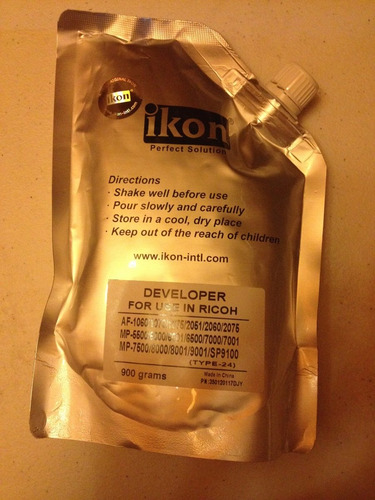 Imagen 1 de 2 de Revelador Negro De 900 Gr Mp 5500 6000 Ikon