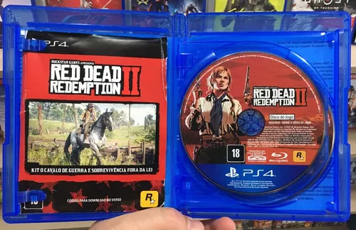 Jogo Ps4 Red Dead - Redemption 2 - Mídia Física dupla