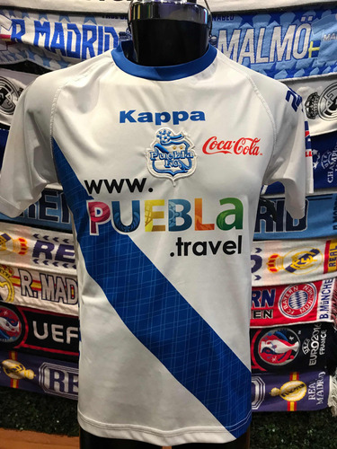 Jersey Puebla Fc,13/14,local,kappa.talla M ##10 C.blanco.