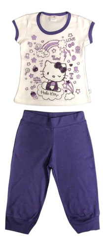 Pijama Niña Algodón Estampado Hello Kitty S112139-68