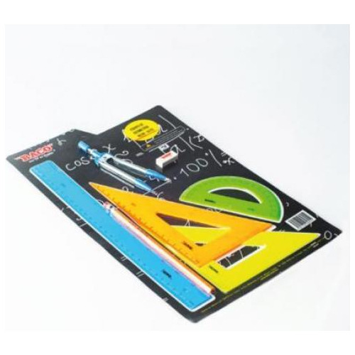 Juego De Geometria Baco Eq059 1 Paquete Con 4 Piezas