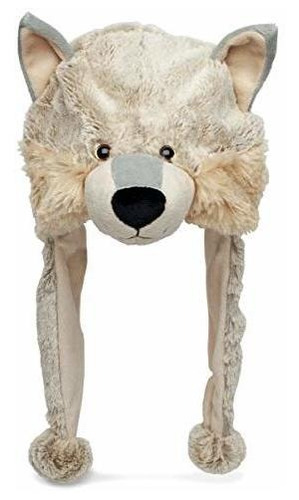 Accesorios Disfraces Niña Dollibu - Gorro De Peluche De Lobo