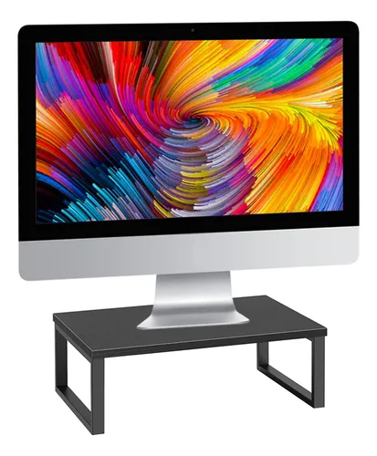 Alzador De Pantalla Monitor iMac Pc Base Escritorio Madera 