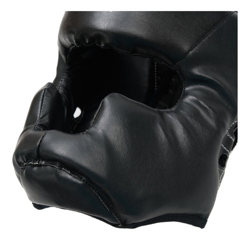 Cabezal Boxeo Cuero Sintetico Pomulo Menton Tauro Impacto