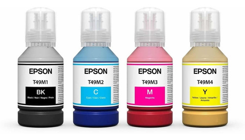 Tinta Epson T49 Para Sublimacion Kit 4 Colores 140ml