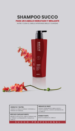 Shampoo Hidratación Profunda 600ml Succo