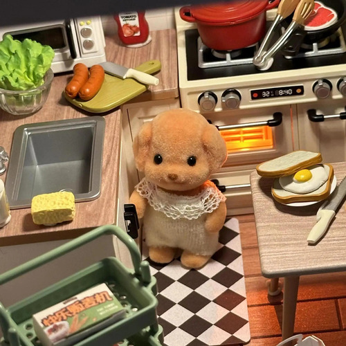 Muñeca Con Extremidades Móviles,muñeca Caniche De Sylvanians