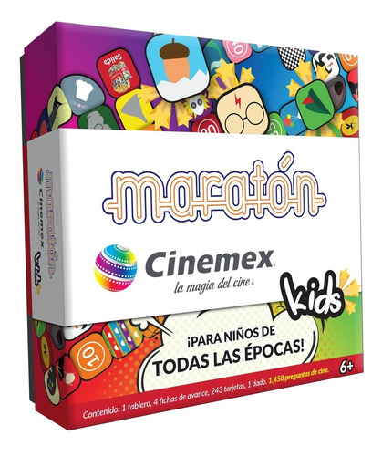 Paquete De 6 Juegos De Mesa Maratón (1 De Cada Versión)