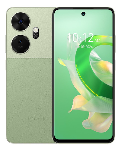 Celular Itel Dual Sim P55+ 256 Gb Rom 8 Gb Ram Verde Con 45w Carga Superrápida Inteligente Dynamic Bar Cámara 50 Mp+ 8 Mp Batería De 5000mah Con Nfc 