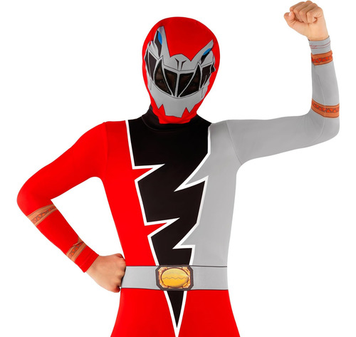 Morphsuits Red Power Rangers Dino Charge Morpher, Disfraz De