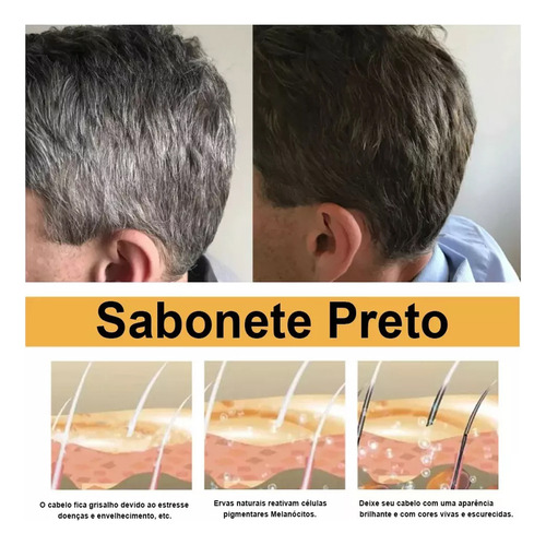 Js Shampoo Escurecedor Para Homens 3pcs