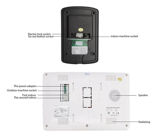 Video Intercoming Toilmell Smart Dual Monitor Electronic