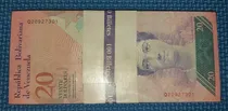 Comprar Paca De 100 Billetes Consecutivos De 20 Bolivares Fuertes