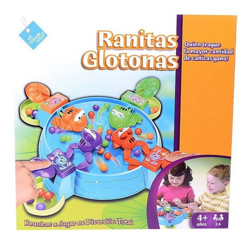 Juego De Mesa Ranitas Glotona Simil Tragabola El Duende Azul