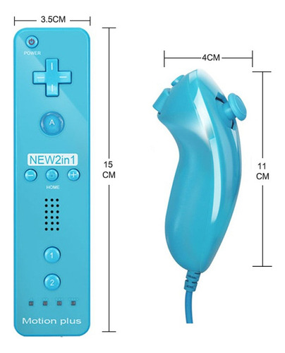 Mando A Distancia Inalámbrico Integrado Motion Plus Para Wii
