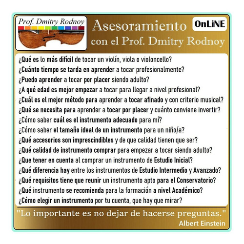 Imagen 5 de 10 de Cello - Clase De Prueba & Asesoramiento Prof. Dmitry Rodnoy