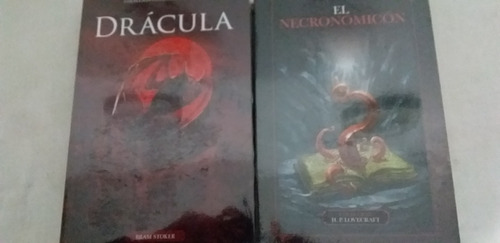 A) Dracula / B) El Necronomicon. 2 Obras De Terror. Edisur.